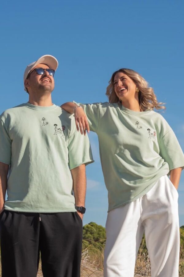 shirt oversized mint