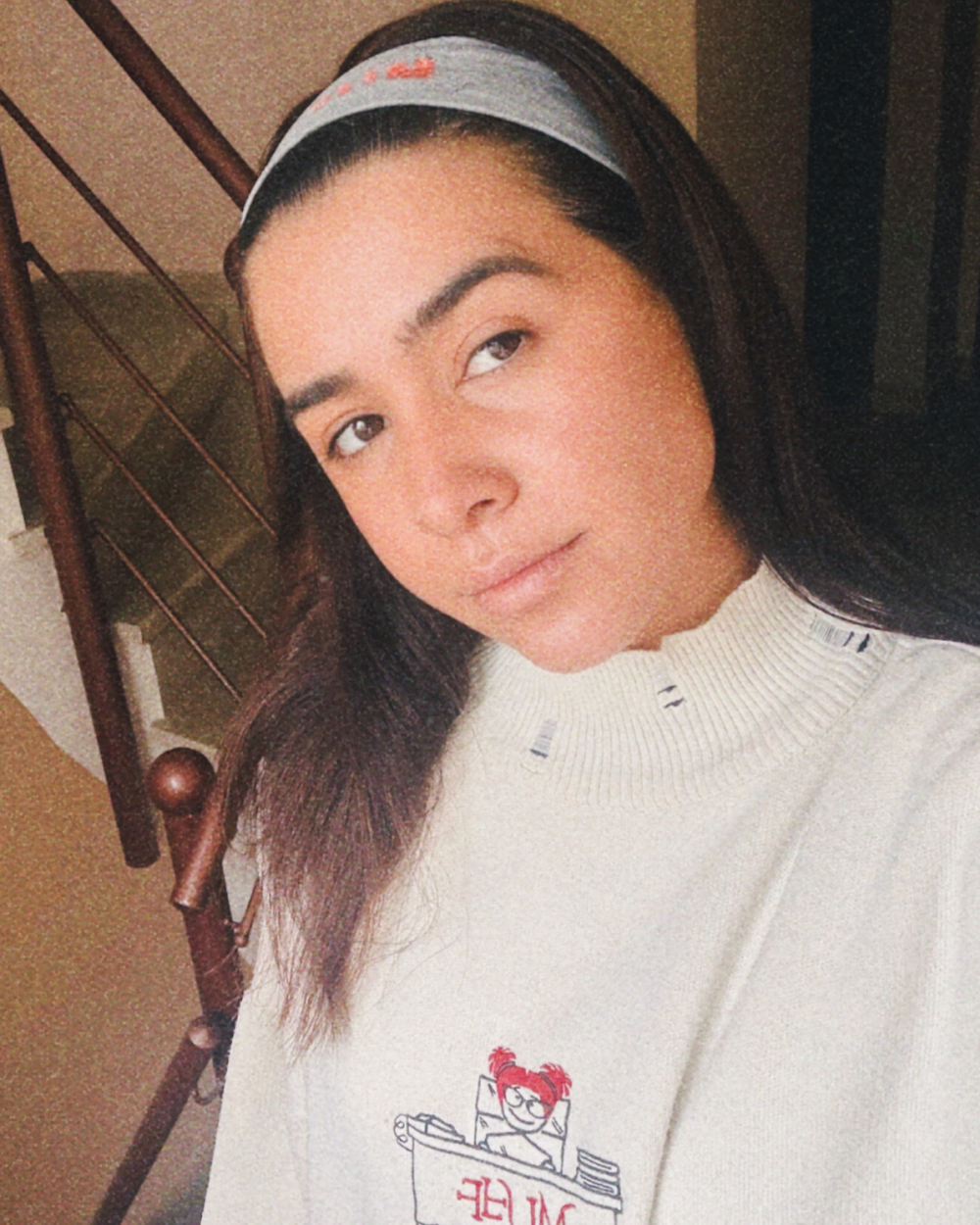 κορδέλα για μαλλιά γκρι